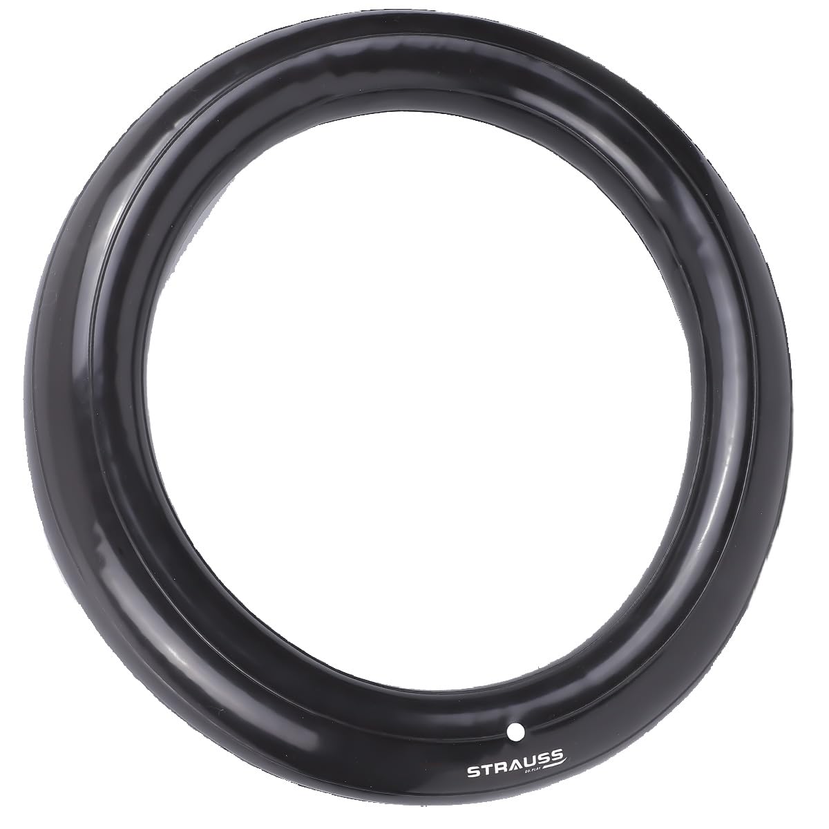 Strauss Gym Ball Base Ring | Round PVC Anti Slip,Thickened & Stable Base| Yoga Ball Fitness Balance Base | Suitable for Home,Gym & Office,(Black)