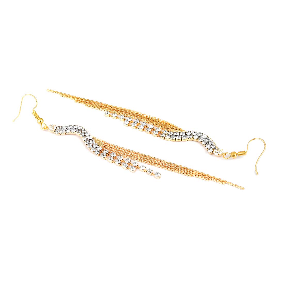 Yellow Chimes Designer Hangings Chandelier Earring for Women & Girls