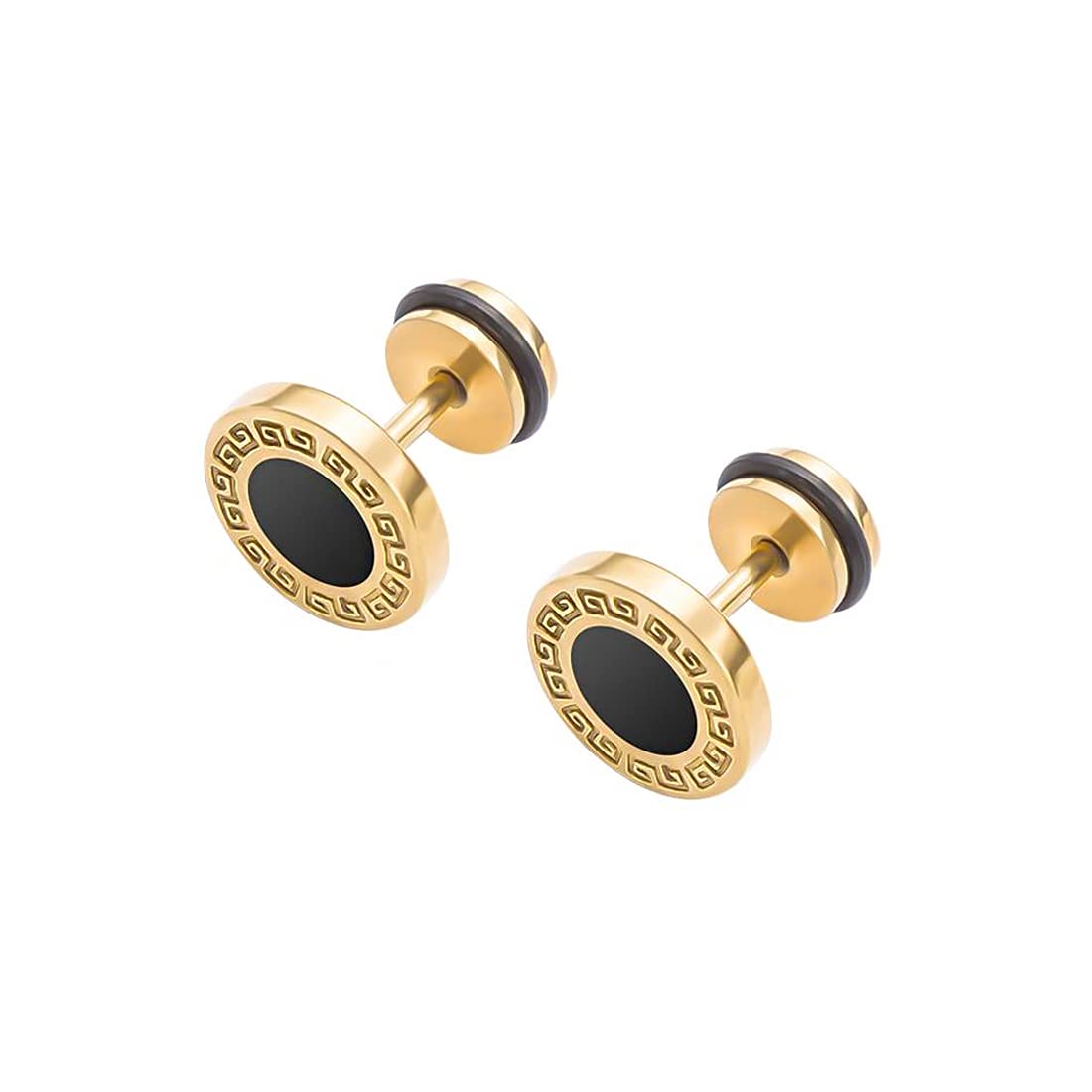trendor Stud Earrings Men And Women 333 Gold Cubic Zirconia 3.5 mm 86304 •  uhrcenter
