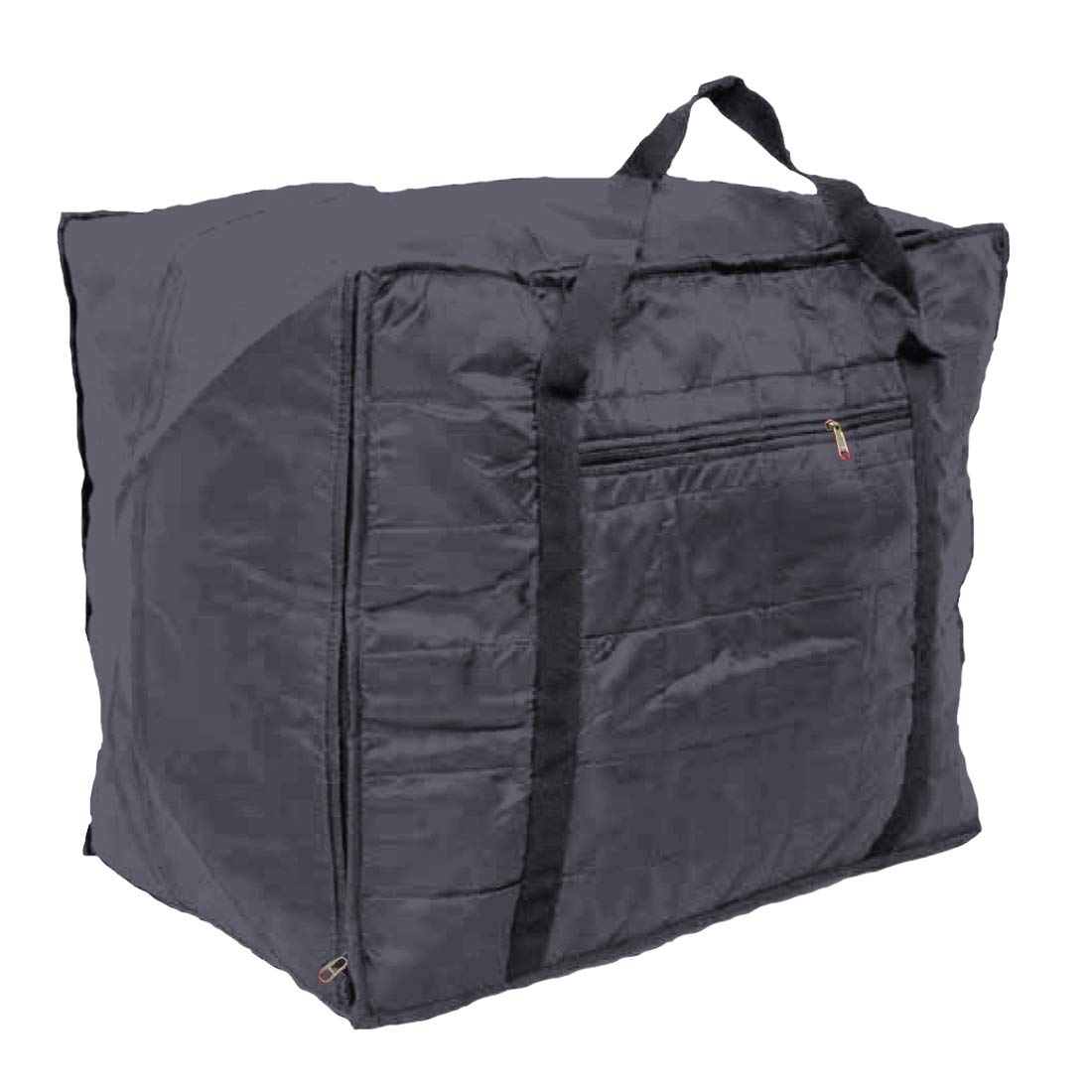 Kuber Industries Parachute Jumbo Attachi Bag Travel Handbag Storage Carrying Bag, Blanket Cover, Duffle, Travel Multi-Purpose Bag CTKTC034652 (Grey)