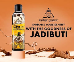Urbangabru Hair Volumizing Powder 10 GM & Jadibuti Hair Oil 200 ML - Men's Grooming Combo Kit