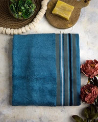 Mush Designer Bamboo Bath Towel |Ultra Soft, Absorbent & Quick Dry Towel for Bath, Beach, Pool, Travel, Spa and Yoga (Bath Towel, Emerald Blue)
