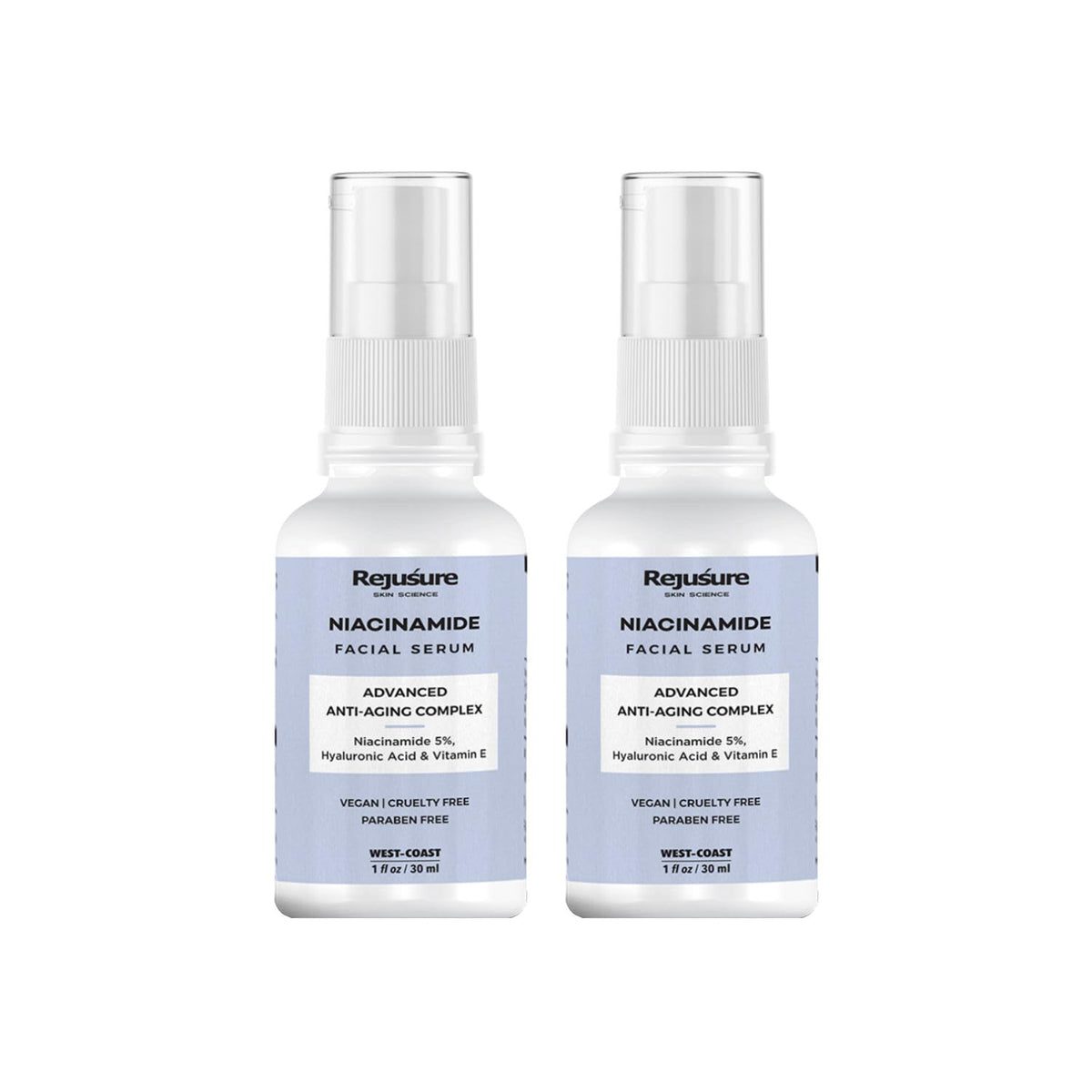 Rejusure Niacinamide Facial Serum – Advance Anti – Aging Complex – 30 ml (Pack of 2)