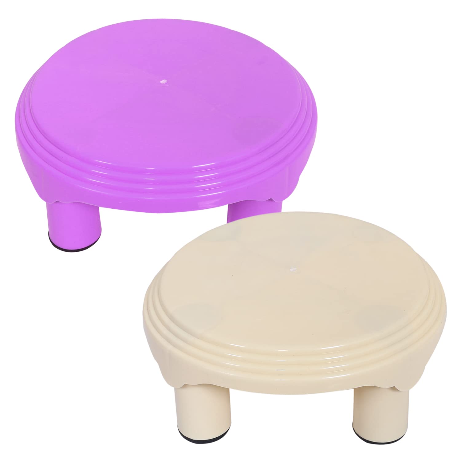 Kuber Industries Bathroom Stool|Plastic Stool|Anti-slip Bathing ...