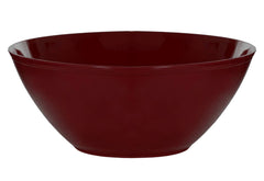 Kuber Industries Plastic Microwave Safe Unbreakable Mixing Bowl/Salad/Dining Table/Kitchen Plastic Bowl Set, 500 Ml (Set of 6) Brown-KUBMART15647