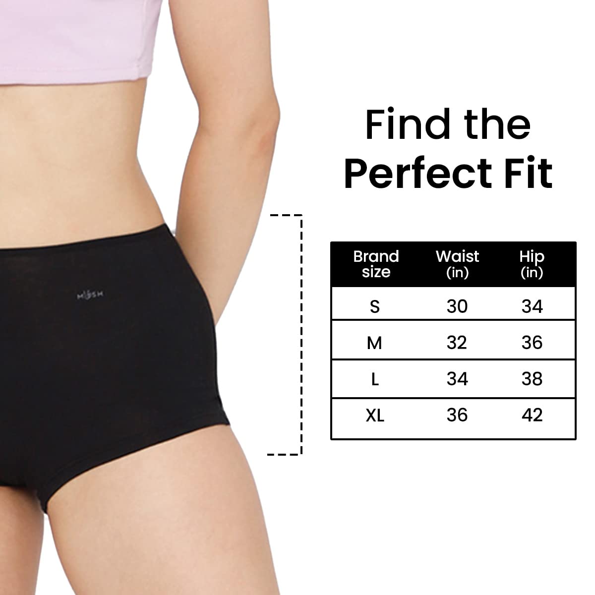 3 Pack Women's Ultra Soft High Waist Bamboo Modal Underwear Panties