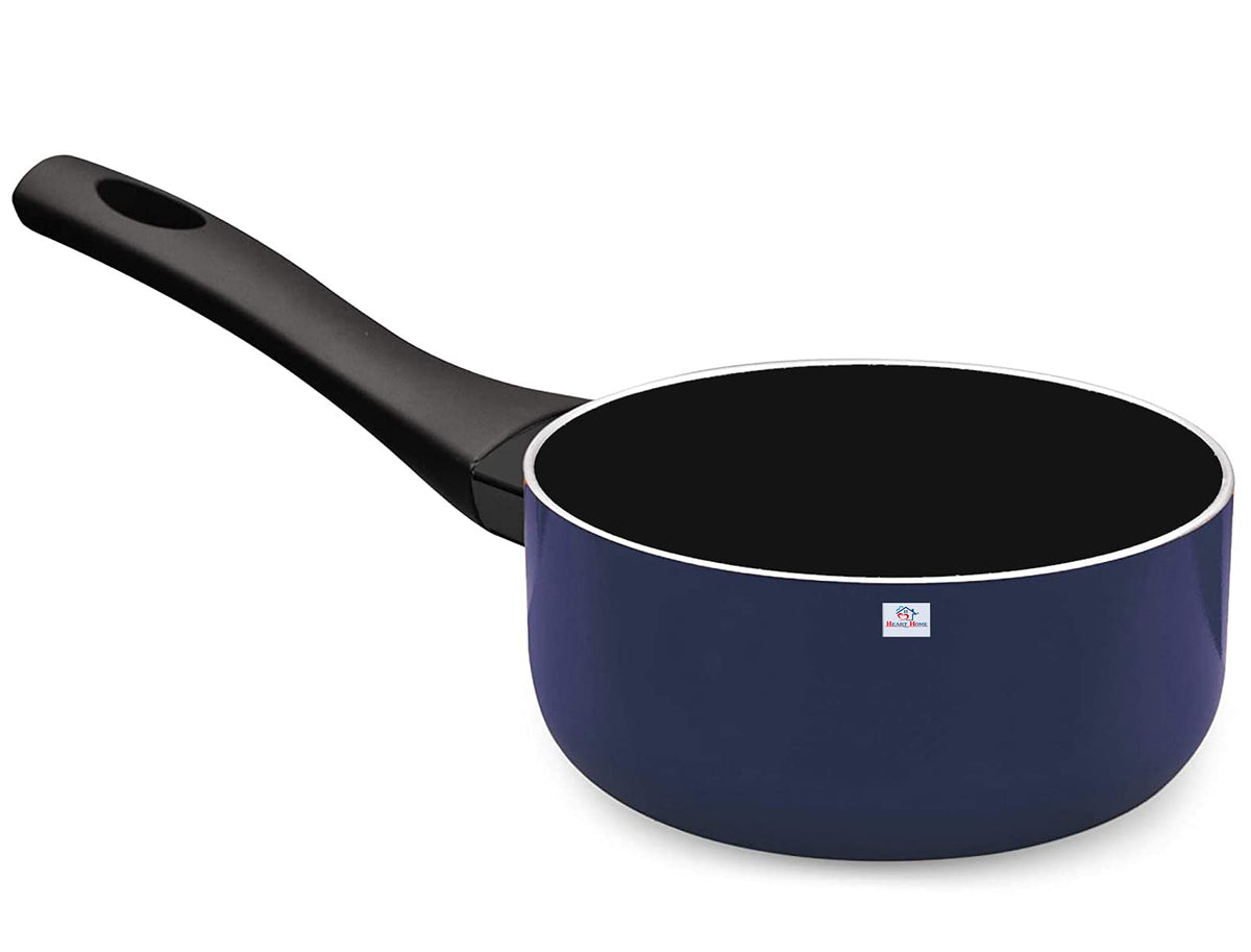 Heart Home Anodised Non Stick Tadka Pan, Spice Heating Pan, Mini Fry Pan with Handle (Multicolor)-HS40HEARTH23956