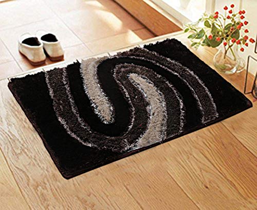 Kuber Industries Modern Door Mat (Brown, Coffee, Cotton Blend, 16x24 Inch)