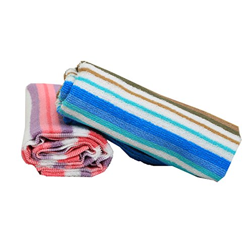 Kuber Industries 2 Piece 400 GSM Cotton Bath Towel - 19" x 38", Multicolour (TowelROYALKU61)