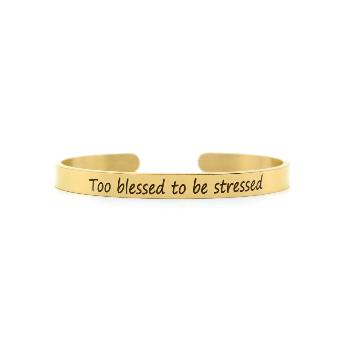 Joker & Witch Too Blessed to be Stressed Gold Mantra Band