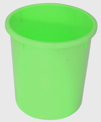 Kuber Industries 3 Pieces Plastic Mug, Dustbin & Tub Set (Green)