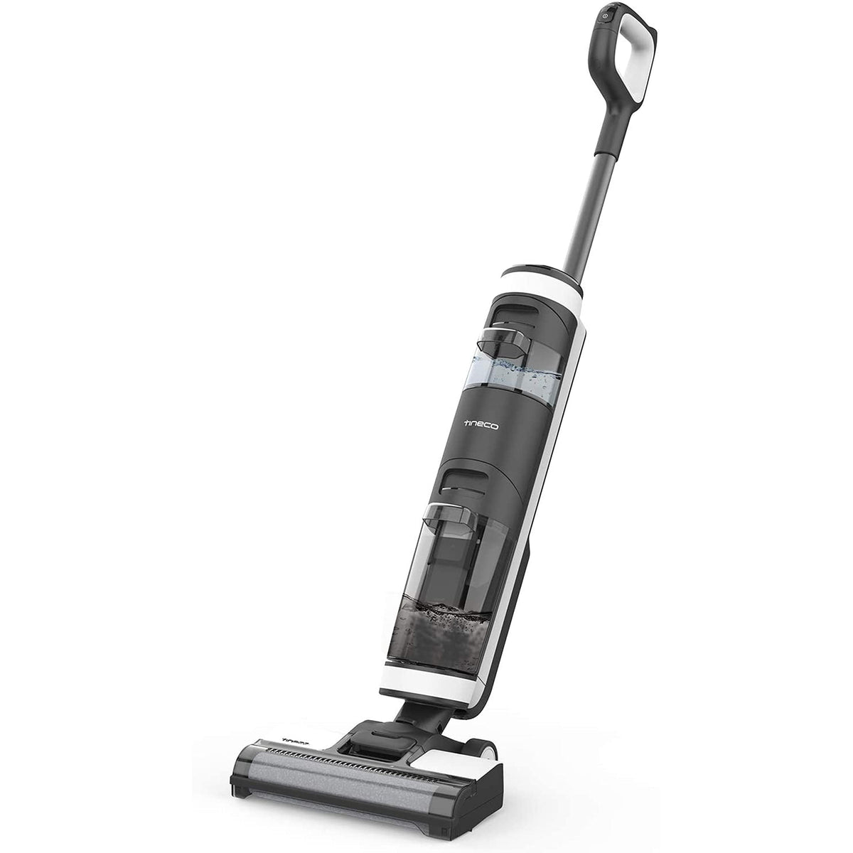 Tineco Floor One S3 Smart Cordless Vacuum Cleaner with Extra Roller Brush & HEPA Filter, 4000 mAh Battery, Powerful 2-in-1 Wet & Dry Function, Full LCD Screen, Smart Self-Cleaning Roller Brush, APP Enabled, Light & Silent