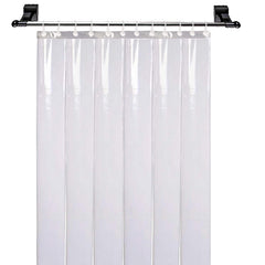 Kuber Industries PVC 6 Strips Transparent 1 MM AC Door Curtain(Width -54 Inches X Height -96 Inches) 8 Feet - CTKTC040592