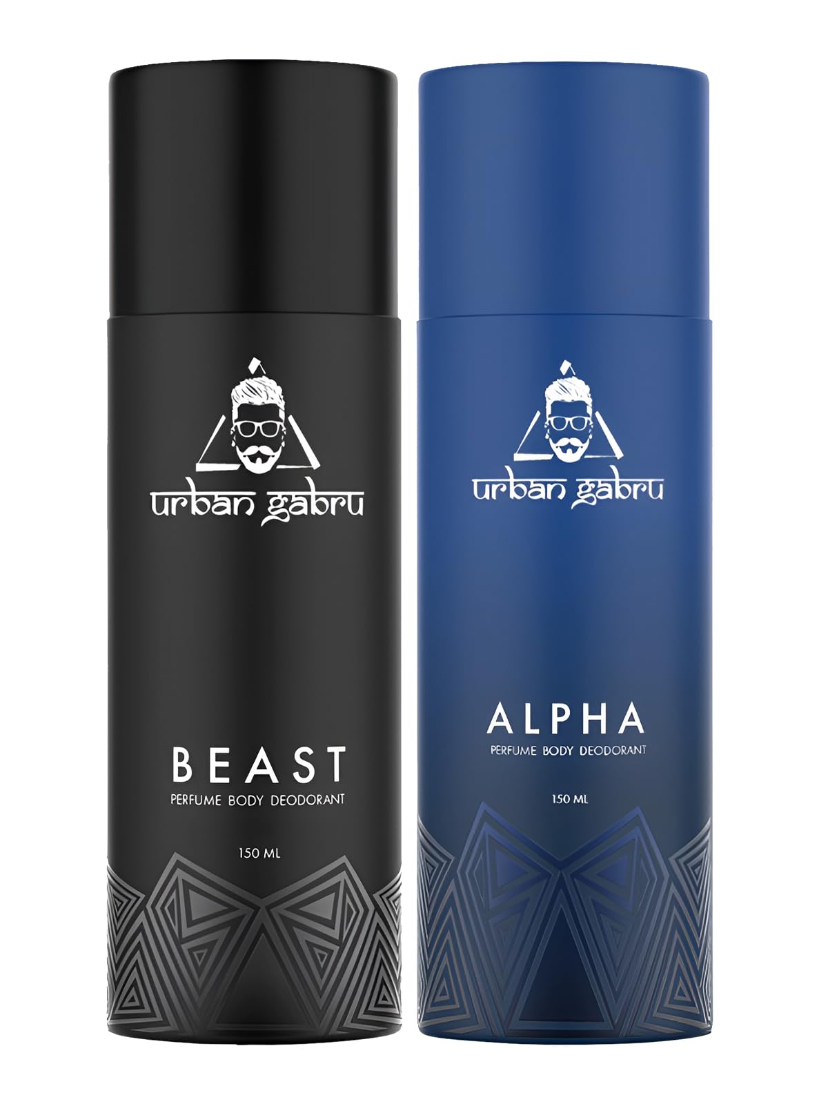 urbangabru Alpha & Beast Long-Lasting 150ml x 2 Combo Deodorant Spray - For Men (300 ml, Pack of 2)