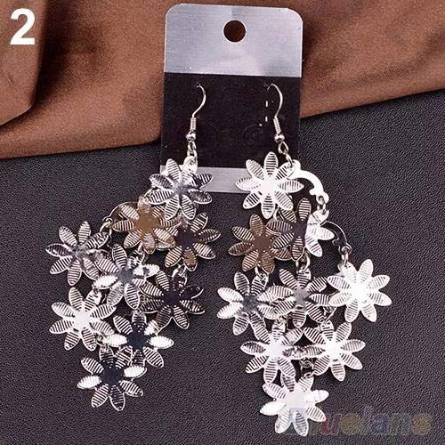 Yellow Chimes Classic Snowflakes Light weight Dangle Earrings For Women And Girl's