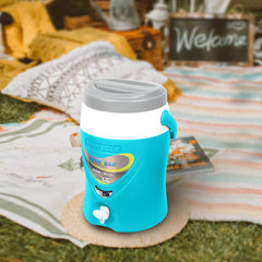 Pinnacle Platino Insulated Water Jug with Spout & Handle | Water Camper | BPA Free | Keeps Water Cold & Fresh | Hot and Cold | Easy to Carry (8 Litre, Blue)
