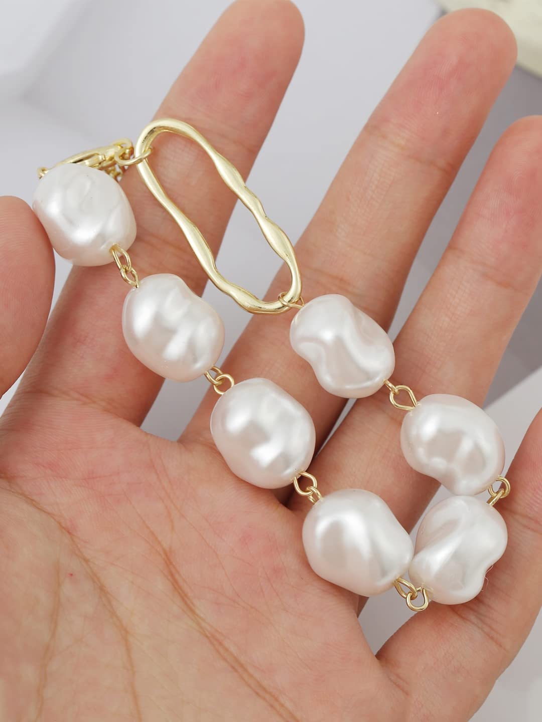 Exquisite Charm Pearl Bracelet Bangle For Women Armband Chain Bracelets  Beaded Bracelet Women's Jewelry | Fruugo BH