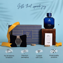 Gleevers Gift Set for Men|Gift Box pack of 2 with Perfume(100 ml) & Joker and Witch Watches for Men| Birthday Gift, Anniversary Gift, Valentine Gift, Christmas Gift, Secret Santa Gifts
