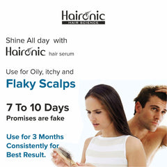 Haironic 2% Salicylic Acid Exfoliating Scalp Oil & Flake Control Hair Serum Best for Oily, Itchy & Flaky Scalp | Suitable for All Hair Types - 100ml (Pack of 10)