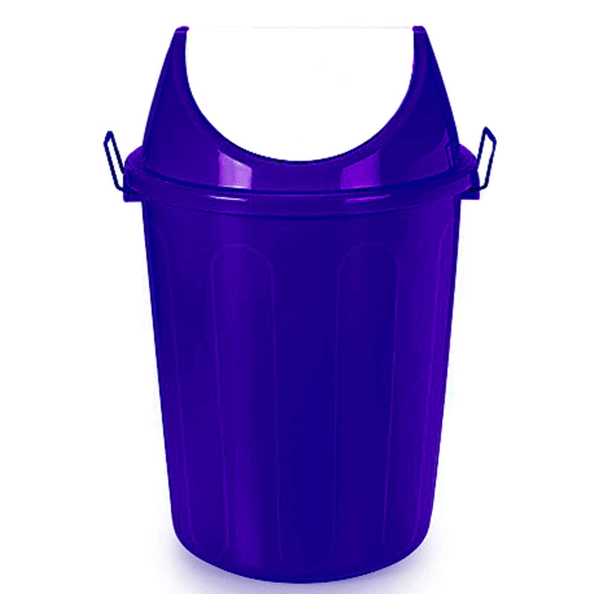 Kuber Industries Plastic Dustbin/Garbage Bin, 25 Litre, Large (Blue)