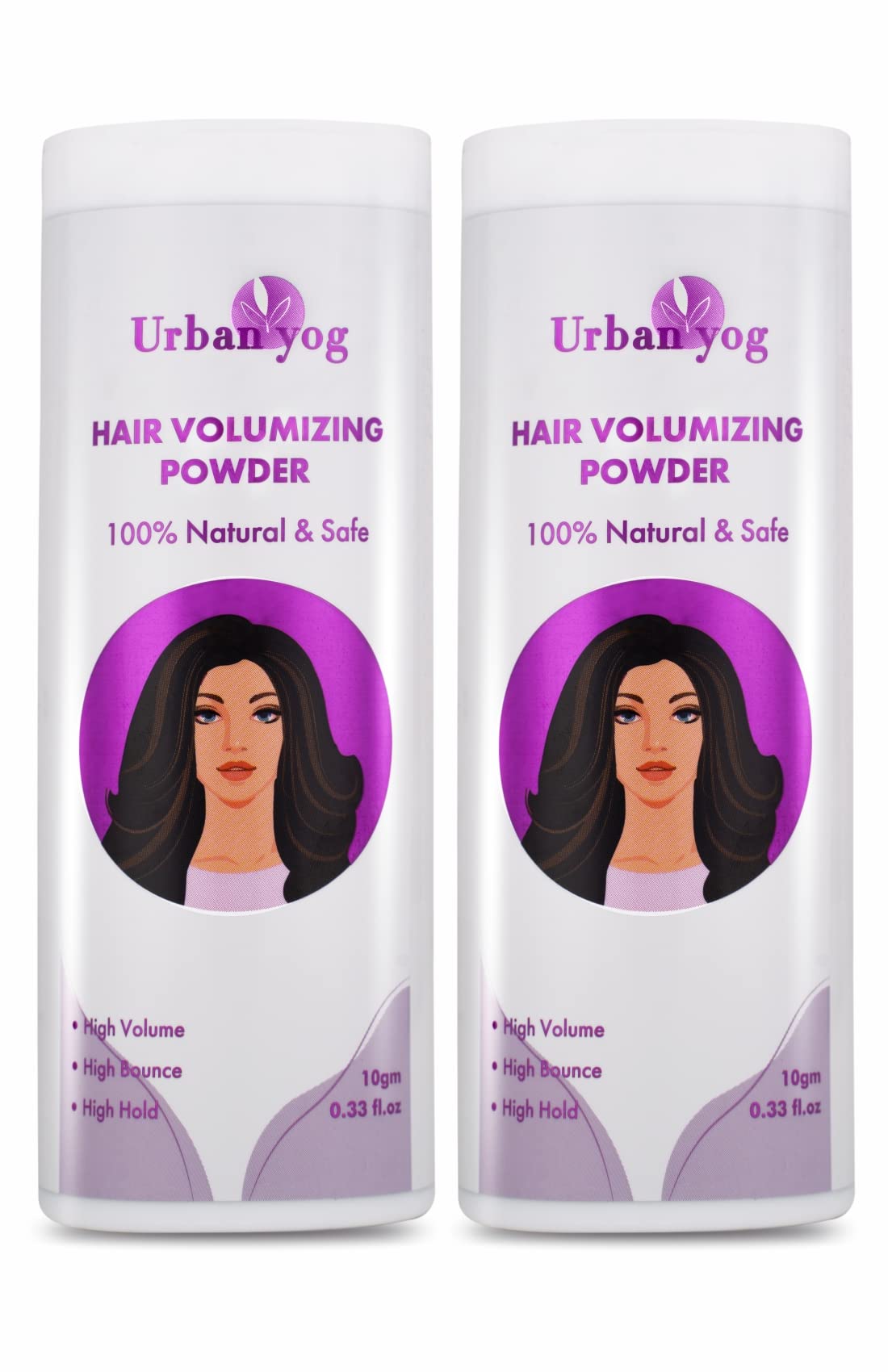 Urban Yog Hair Volumizing Powder for Women (10 Gram * 2 Units) (Pack of 2) | Adds Instant Volume and Locks Hairstyle