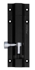 Plantex 4-inches Long Latch Lock for Door and Windows - Black (Pack of 1)