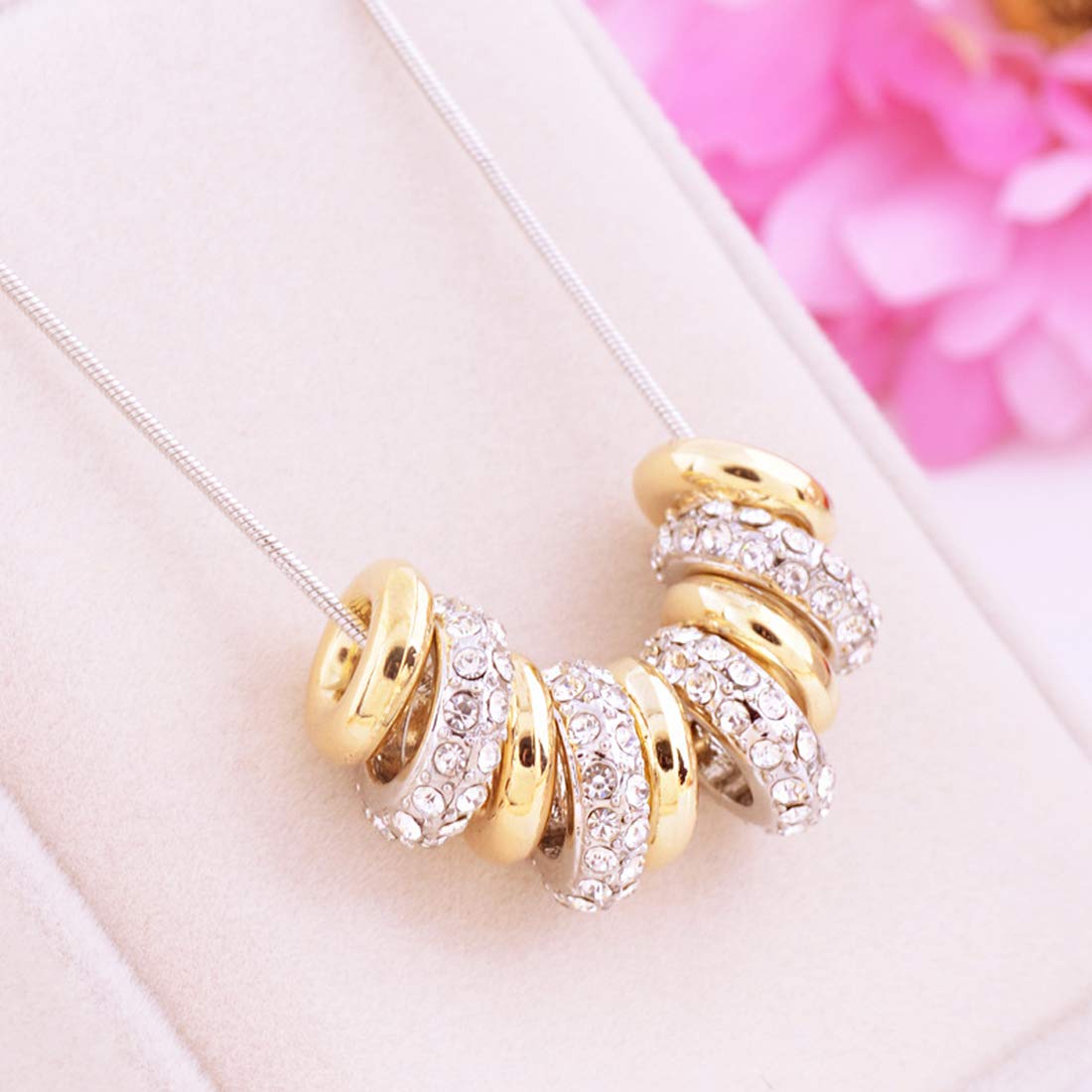 Yellow Chimes Trendy Fashion Rings Style Fashion Western Necklace for Women and Girls