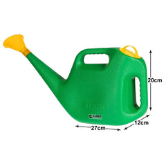 Kuber Industries Watering Can for Plants|Watering Can with Sprayer|Durable and Tough|Plant Watering Can|Watering Can for Plants 5 Litre (Green)