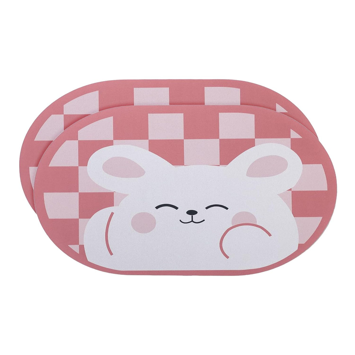 Kuber Industries Bath Mat | PVC Bathroom Mat | Shower Bath Mat | Floor Tub Mat | Diatom Mud Oval Mat | Anti-Skid Shower Bathroom Mat | CF-220805 |Pack of 2| Multi