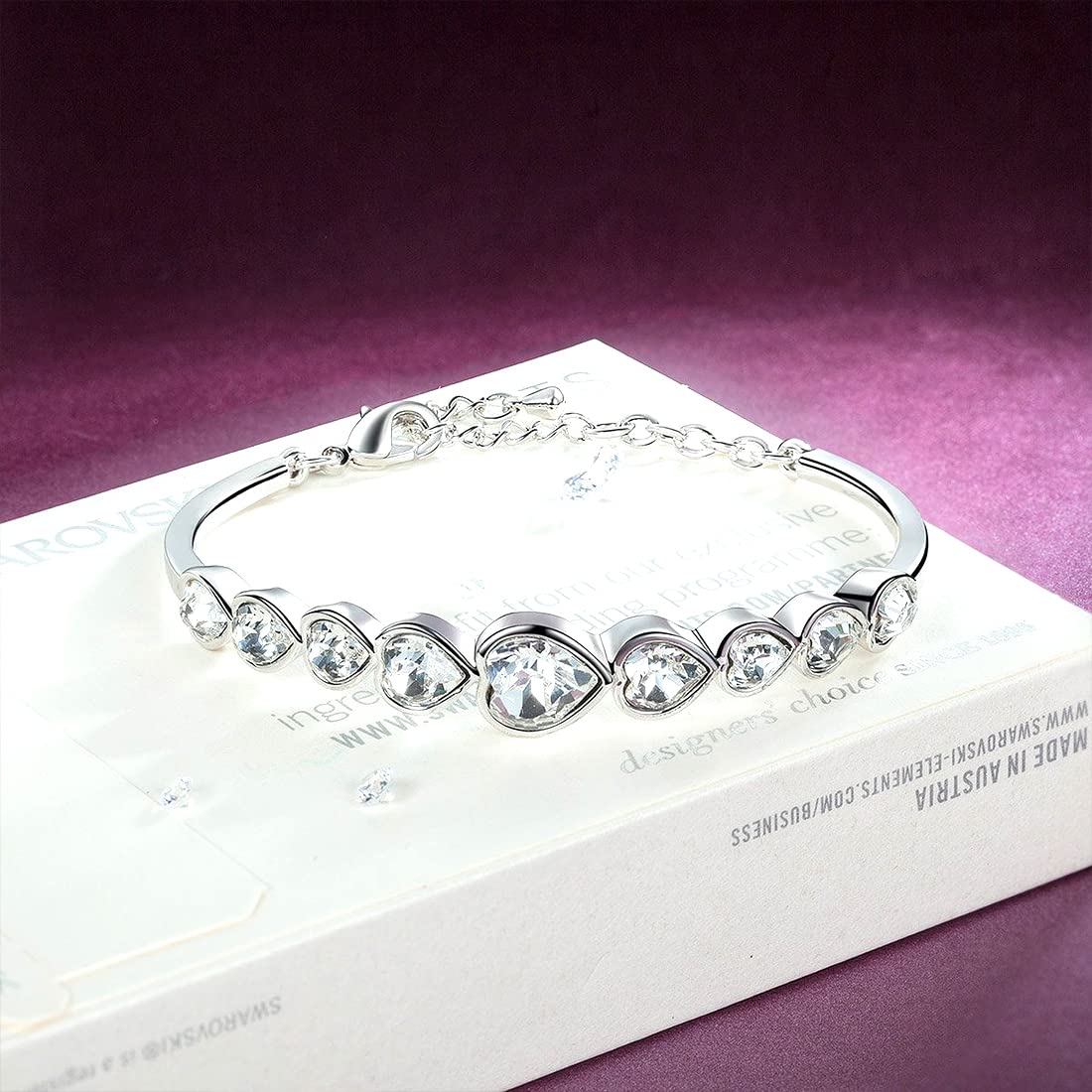 Buy Love Lock Heart Beetle Charm Bracelets Bangles for Women Gold Plated  Bracelet Austrian Crystal Chain Online in India - Etsy