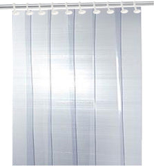 Kuber Industries Plastic Curtain, Standard, Transparent, 1 Curtain,CTKTC0138(Pencil_Pleat), Pack of 1