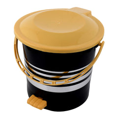 Kuber Industries Plastic Dustbin Garbage Bin with Handle,5 Liters (Yellow) -CTKTC037963
