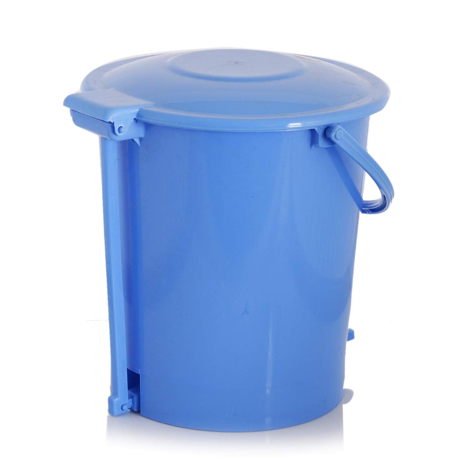 Kuber Industries 3 Pieces Plastic Dustbin Garbage Bin with Handle, 10 Liters (Blue) - CTKTC034634