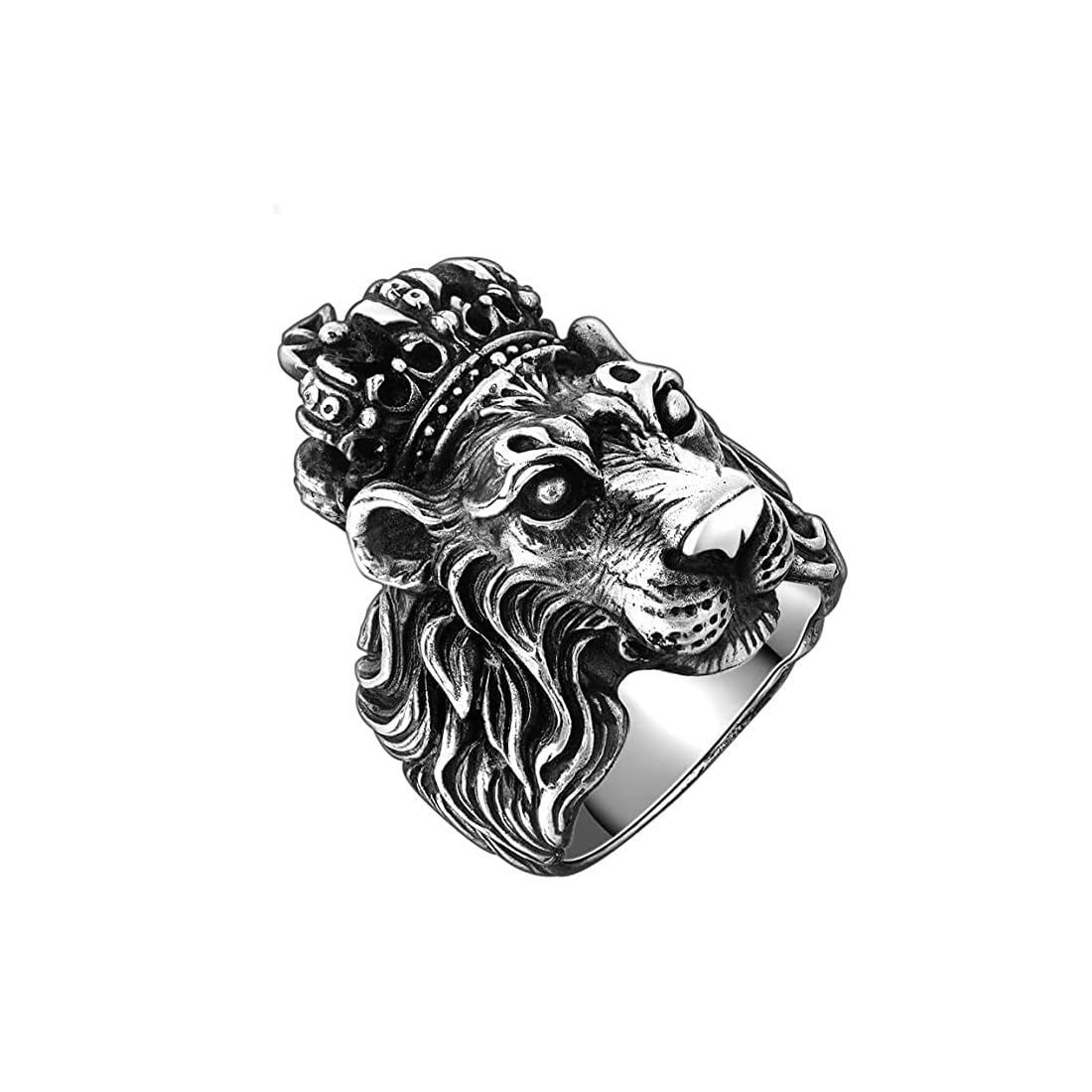 Yellow Chimes Rings for Men and Boys Band Ring for Men | Lion Face Stainless Steel Rings for Men | Birthday Gift for Men and Boys Anniversary Gift for Husband