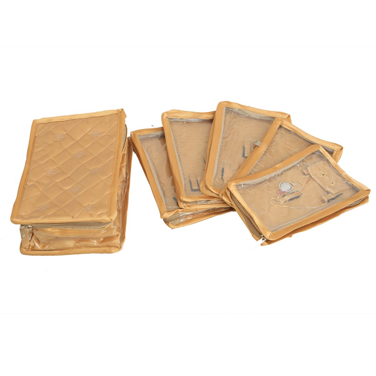 Kuber Industries Satin Jewellery Kit, Maroon (Model: PLUS0367)