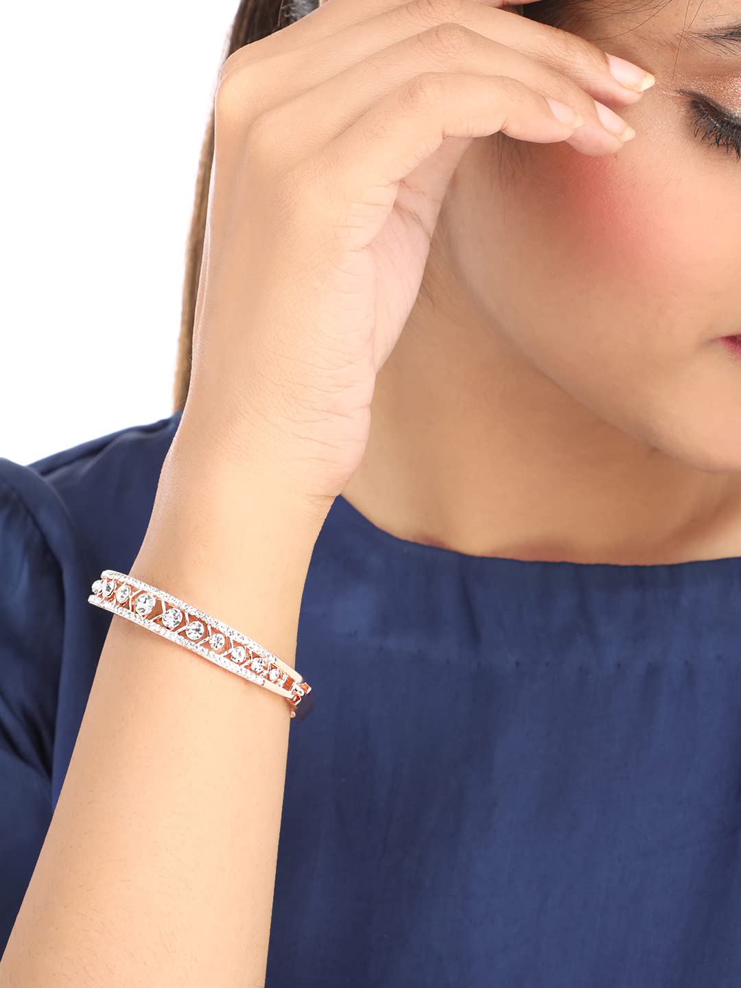Cheap 2023 Fashion Girls Student Jewelry Gift Pearl Key Lock Bangle  Bracelet Bracelet Gold Pentagram Love Open Bangle Bracelet Gold | Joom