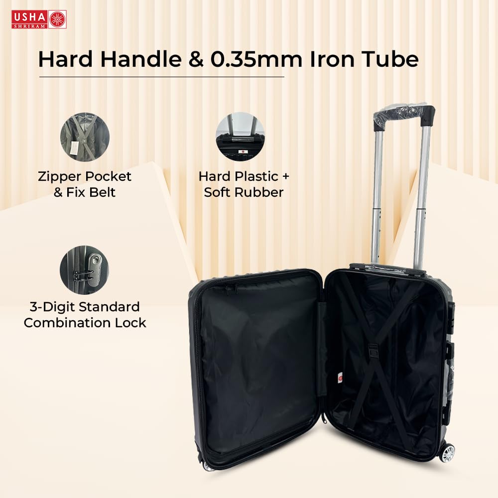 Buy American Tourister Trolley Bag For Travel | FRONTEC Spinner 68 Cms  Polycarbonate Hardsided Medium Check-in Luggage Bag | Suitcase For Travel |  Trolley Bag For Travelling, Apricot Pink Online at Best
