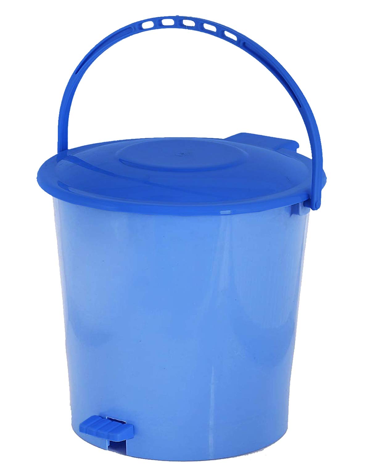 Heart Home Ultra Plastic Garbage Waste Dustbin for Home, Office with Handle, 5 Liters (Blue)- HEART7133