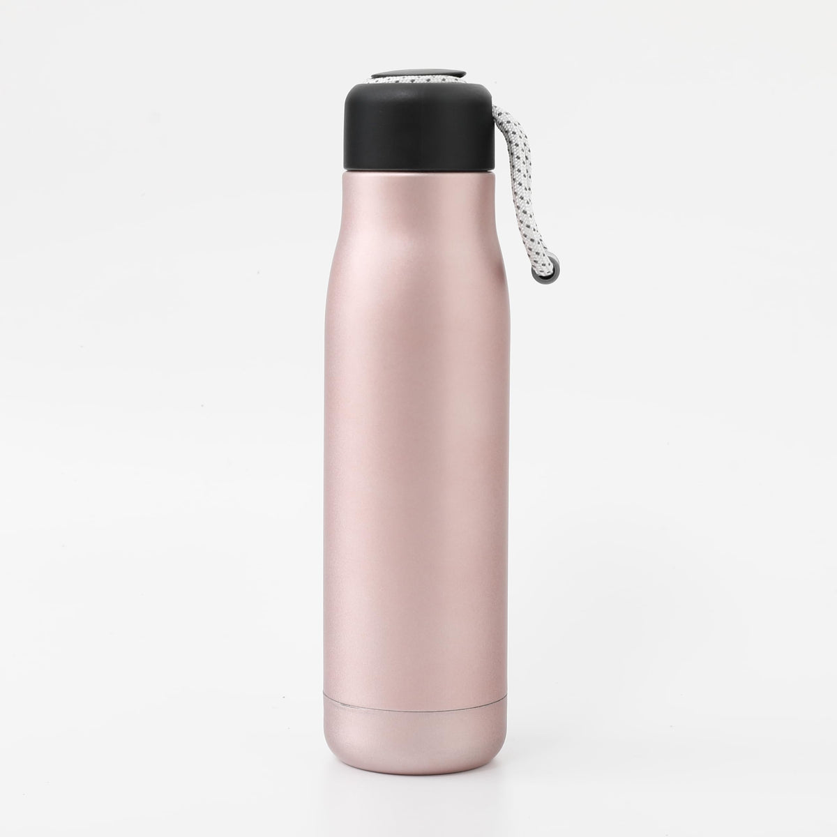 UMAI Double-Walled Vacuum Insulated Stainless Steel Water Bottle | Leakproof, BPA Free, Rustproof | Hot & Cold Water Bottle for Gym, Home, Office, Travel | 550ml (Pink)