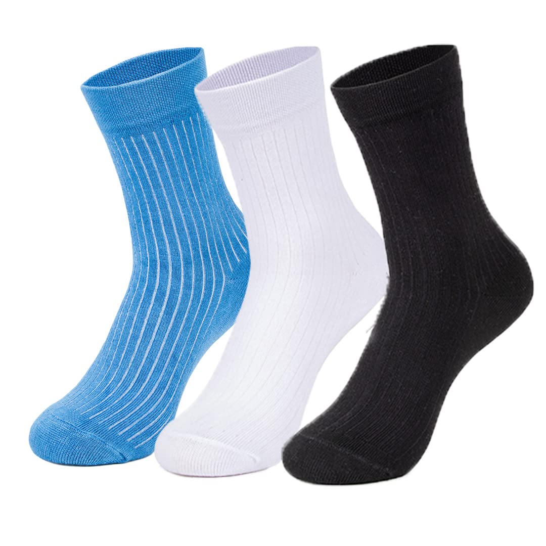 Mush Bamboo Performance Socks for Men || Sports & Casual Wear Ultra Soft, Anti Odor, Breathable Ankle Length Pack of 3 UK Size 6-10