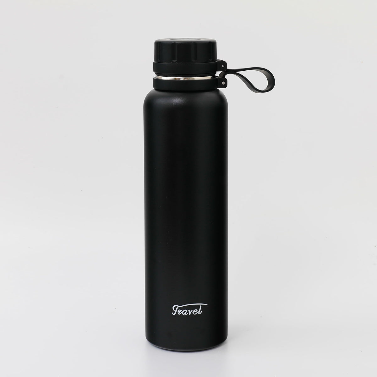 The Better Home Walled Vacuum Insulated Stainless Steel Water Thermosteel Bottle | Leakproof, BPA Free, Rustproof | Hot & Cold Water Bottle for Gym, Home, Office, Travel | 1100ml (Black)