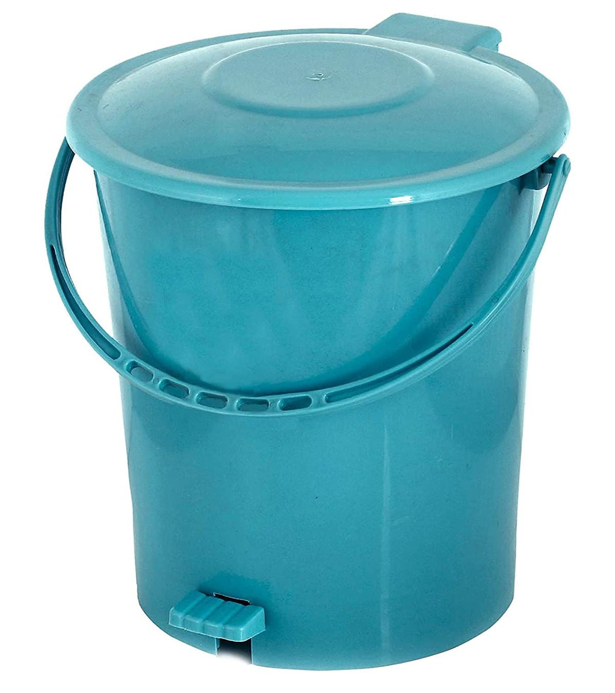 Kuber Industries Plastic Dustbin Garbage Bin with Handle, (10 L, Green) - CTKTC034648