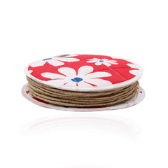Kuber Industries Cotton 2 Pieces Roti Cover/Chapati Cover/Roti Rumals (Assorted) 1 Pc Top & 1 Pc Bottom- CTKTC32558
