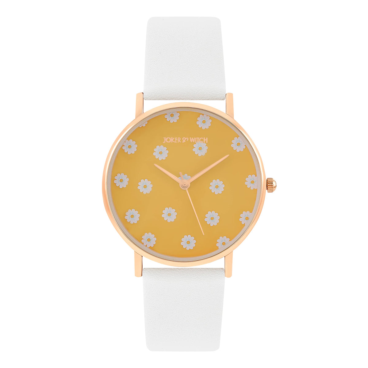 Joker & Witch Summer Sunshine White PU Strap Watch