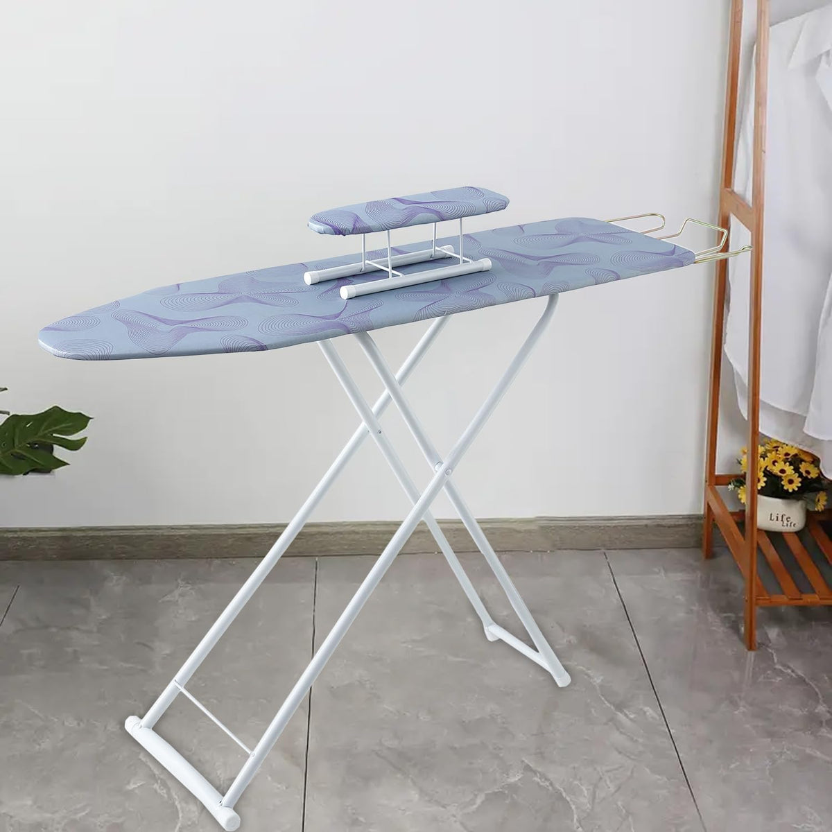 Homestic 42 Inch Ironing Board with Small Board|Ironing Stand for Clothes|Press Table for Home (Multi)