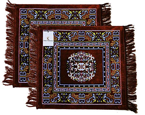 Kuber Industries Rug (Brown, Velvet, Standard)