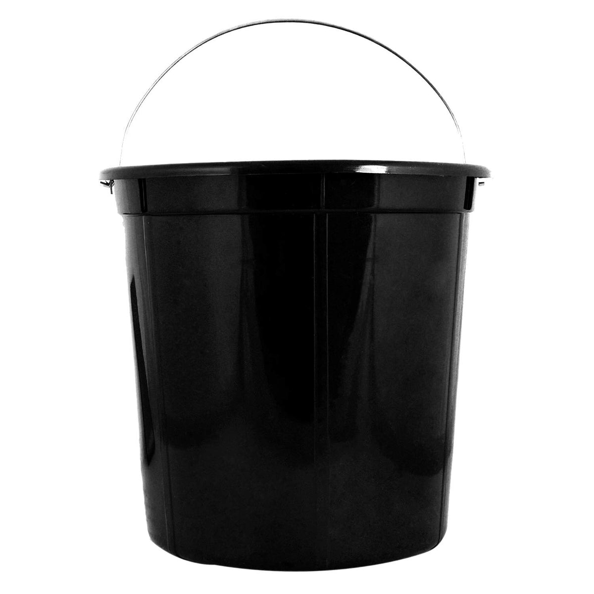 Kuber Industries Plastic Removable Inner Dustbin Bucket, Paint, Recycle Bin Basket Small Bucket,10 Liters (Black) -CTKTC038721
