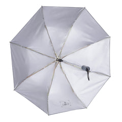 THE CLOWNFISH Umbrella 3 Fold Auto Open Waterproof Pongee Double Coated Silver Lined Umbrellas For Men and Women (Stripe Design- Bottle Green)