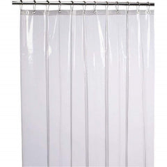 Kuber Industries Polyvinyl Chloride AC Curtain|Eyelet Rings & WaterProof Material|Size 274 x 134 x 1 CM (Transparent),Printed,Grommet Curtains