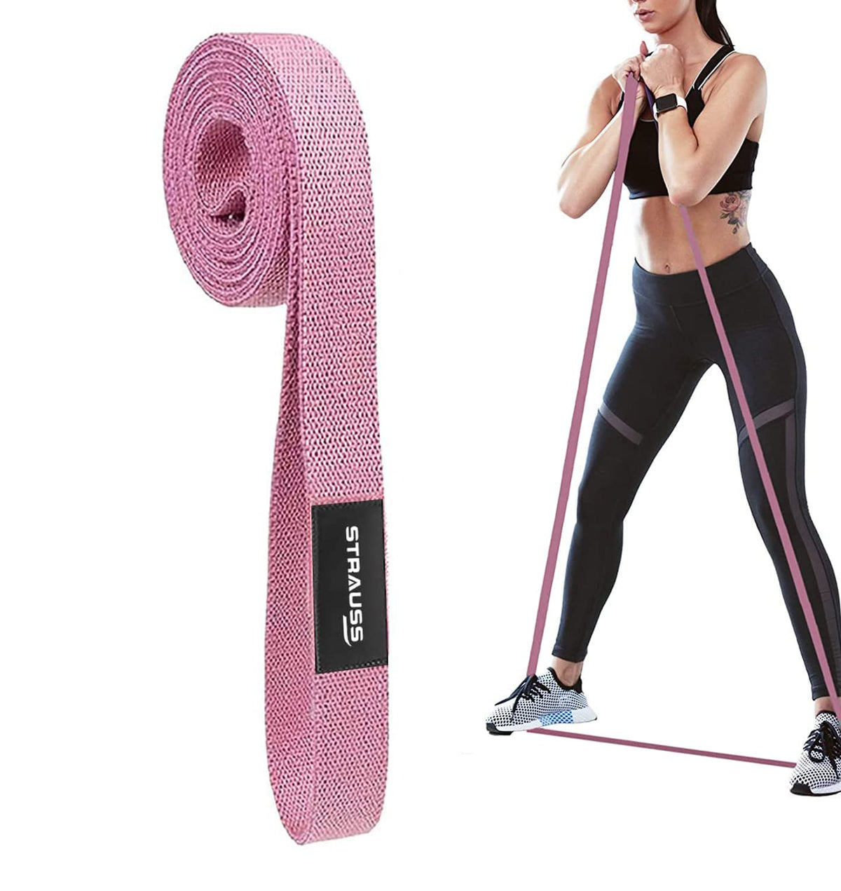 Strauss Yoga Resistance Bands For Workout, Stretch Band, Theraband, Exercise Band Resistance Band - Buy Strauss Yoga Resistance Bands For  Workout, Stretch Band, Theraband